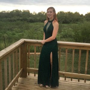 Emerald Green Prom Dress